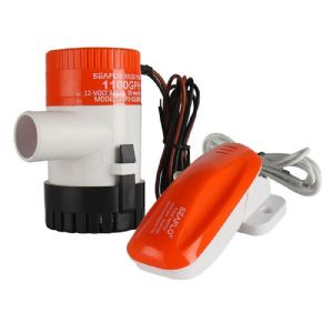 Seaflow 1100gph 12v Pump & Float switch (click for enlarged image)